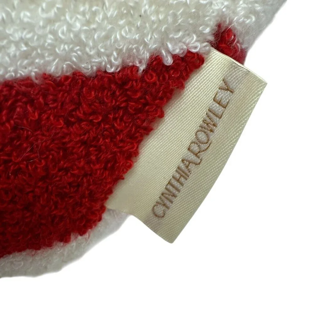 Cynthia Rowley Candy Cane Pillow Holiday Christmas Decor
